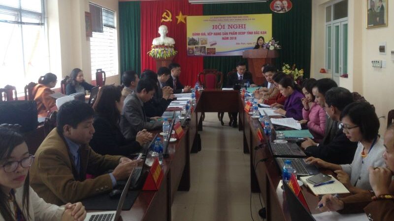 Hội nghị “Đánh giá và xếp hạng” sản phẩm OCOP tỉnh Bắc Kạn năm 2018