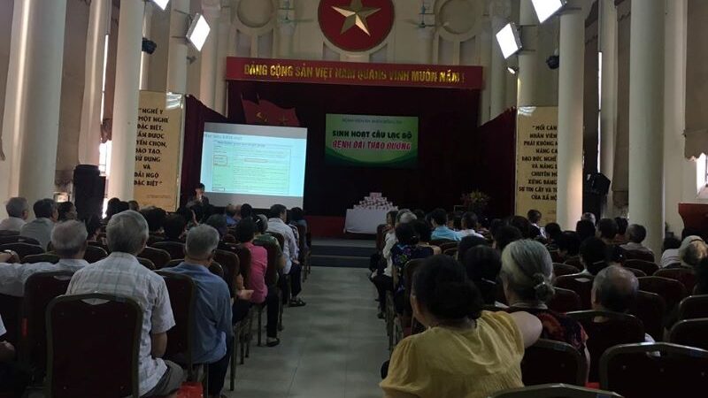 DK Pharma chia sẻ kiến thức phòng và điều trị bệnh tại câu lạc bộ tiểu đường Bệnh viện Đống Đa