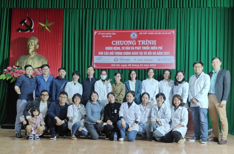DK Pharma tham gia khám bệnh và phát thuốc miễn phí cho các đối tượng chính sách tại xã Hải Hà năm 2023