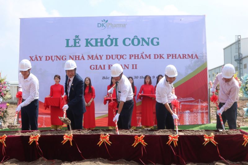 Khởi công mở rộng, nâng cấp nhà máy dược phẩm DK Pharma tại KCN Quế Võ II (Bắc Ninh)