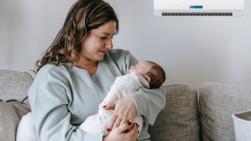 4 cách bảo vệ trẻ sơ sinh khi nằm điều hòa