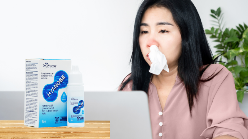 Dung dịch khí dung Hyanose cho mũi khô