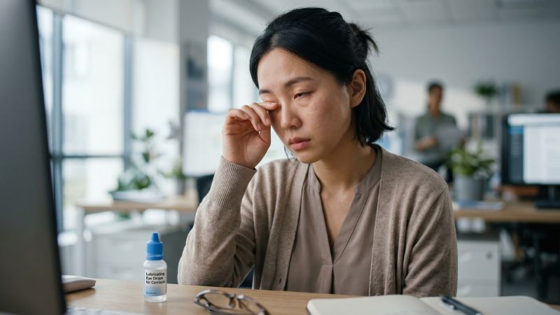 Người đeo kính áp tròng nên dùng loại nhỏ mắt nào?