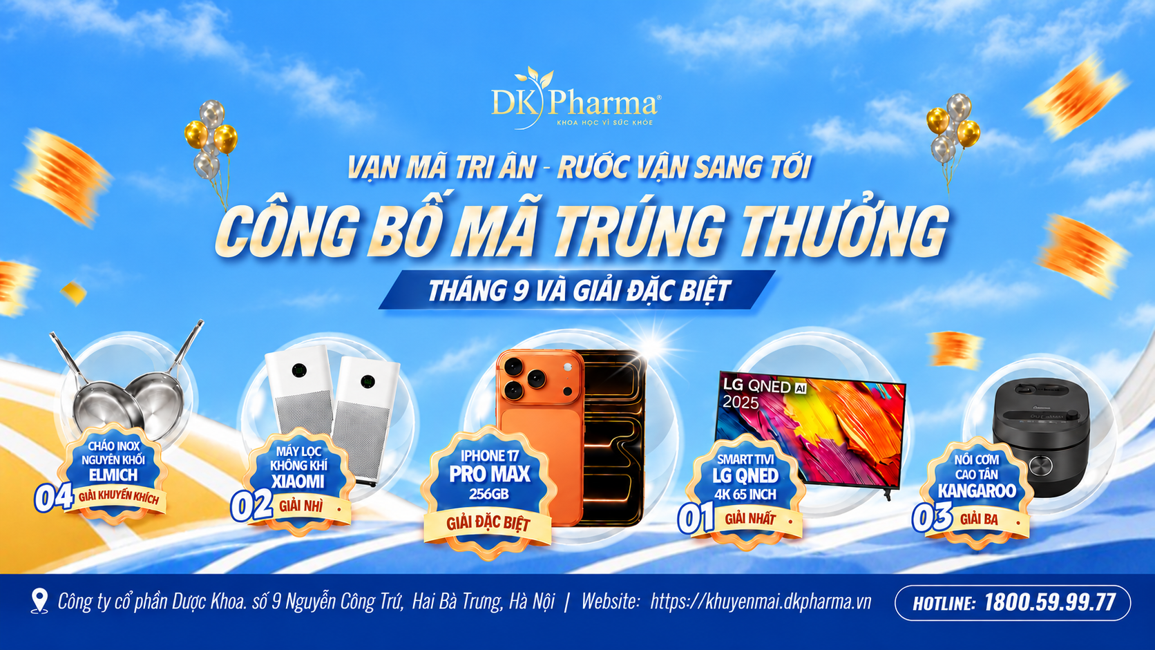 Công bố kết quả quay số chung cuộc và chủ nhân các giải Đặc biệt chiến dịch “Vạn mã tri ân – Rước vận sang tới “